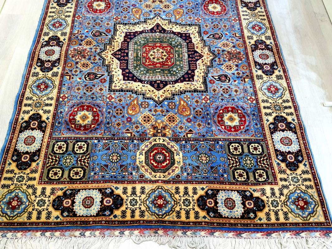 Hand%20Woven%20Afghan%20Blue%20Carpet%20Size:%20(%20158cm%20x%20200%20cm)