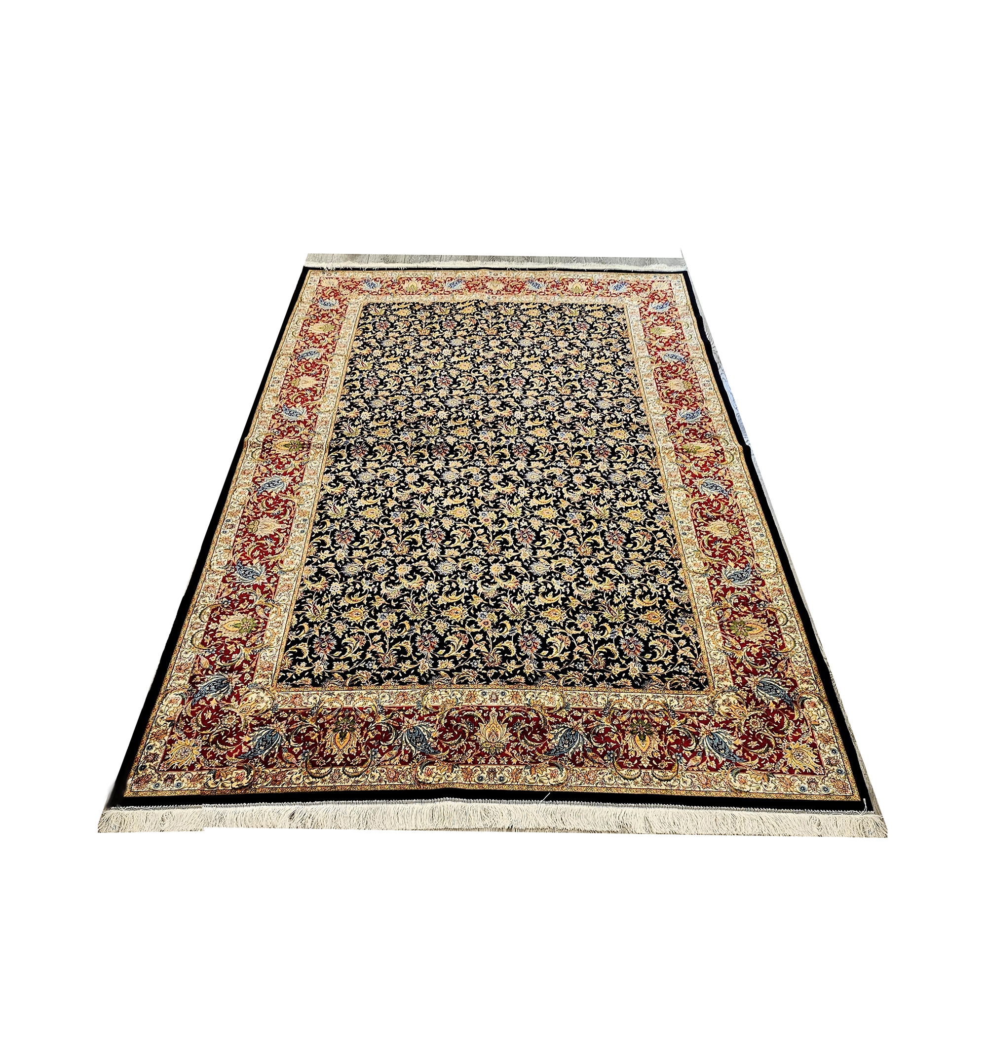 Pure%20Silk%20Machine%20Made%20Carpet%20Size: (200%20x%20300) cm