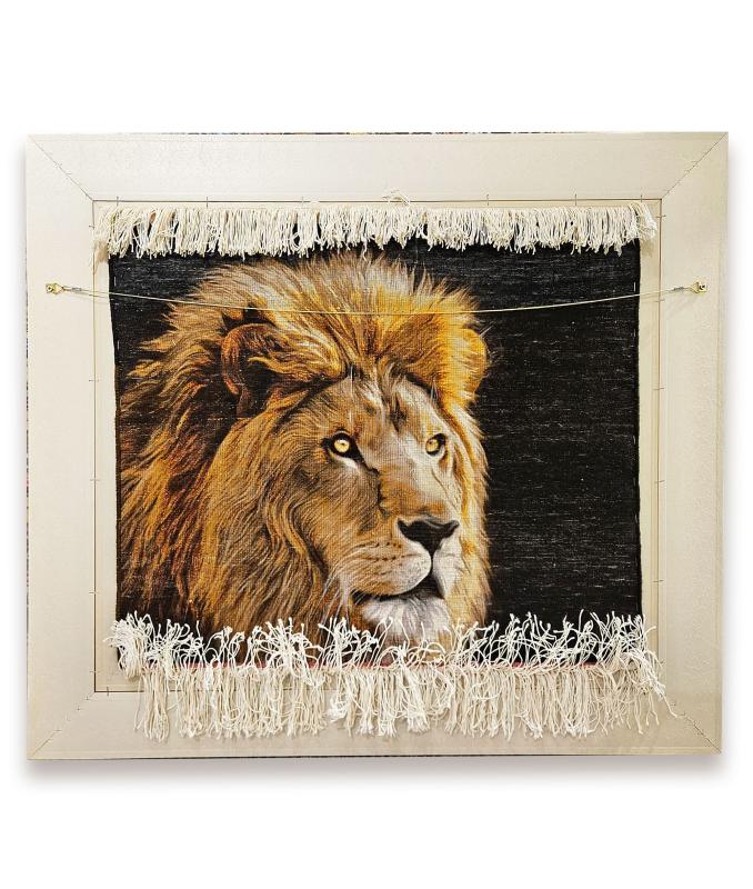 Iranian%20Hand-Woven%20Table%20Carpet%20(Lion)%2069%20X%2057%20cm