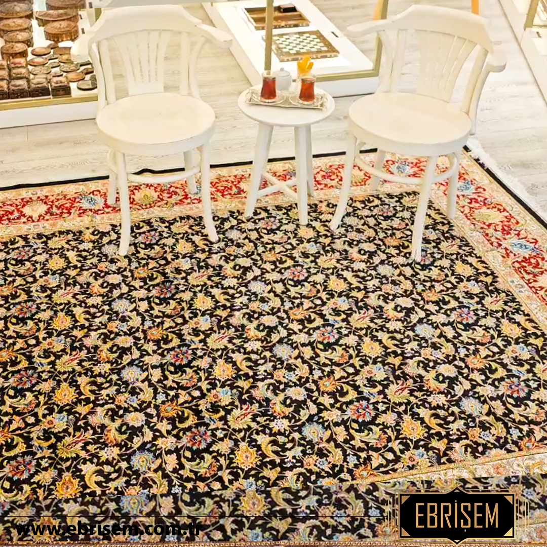 Pure%20Silk%20Machine%20Made%20Carpet%20Size: (200%20x%20300) cm