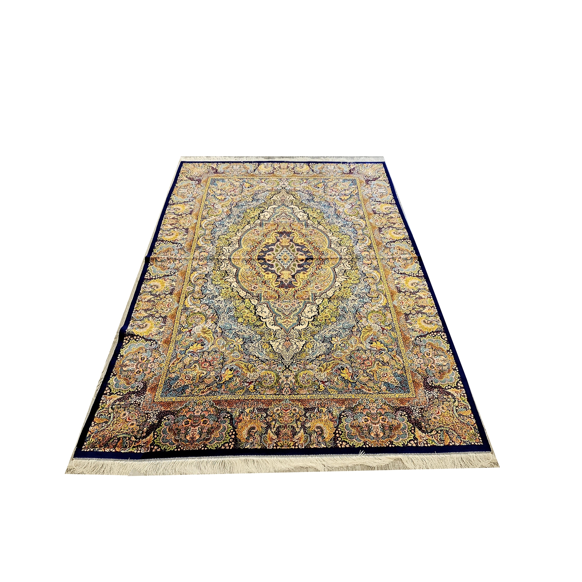 Pure%20Silk%20Machine%20Made%20Carpet%20Size: (200%20x%20300) cm