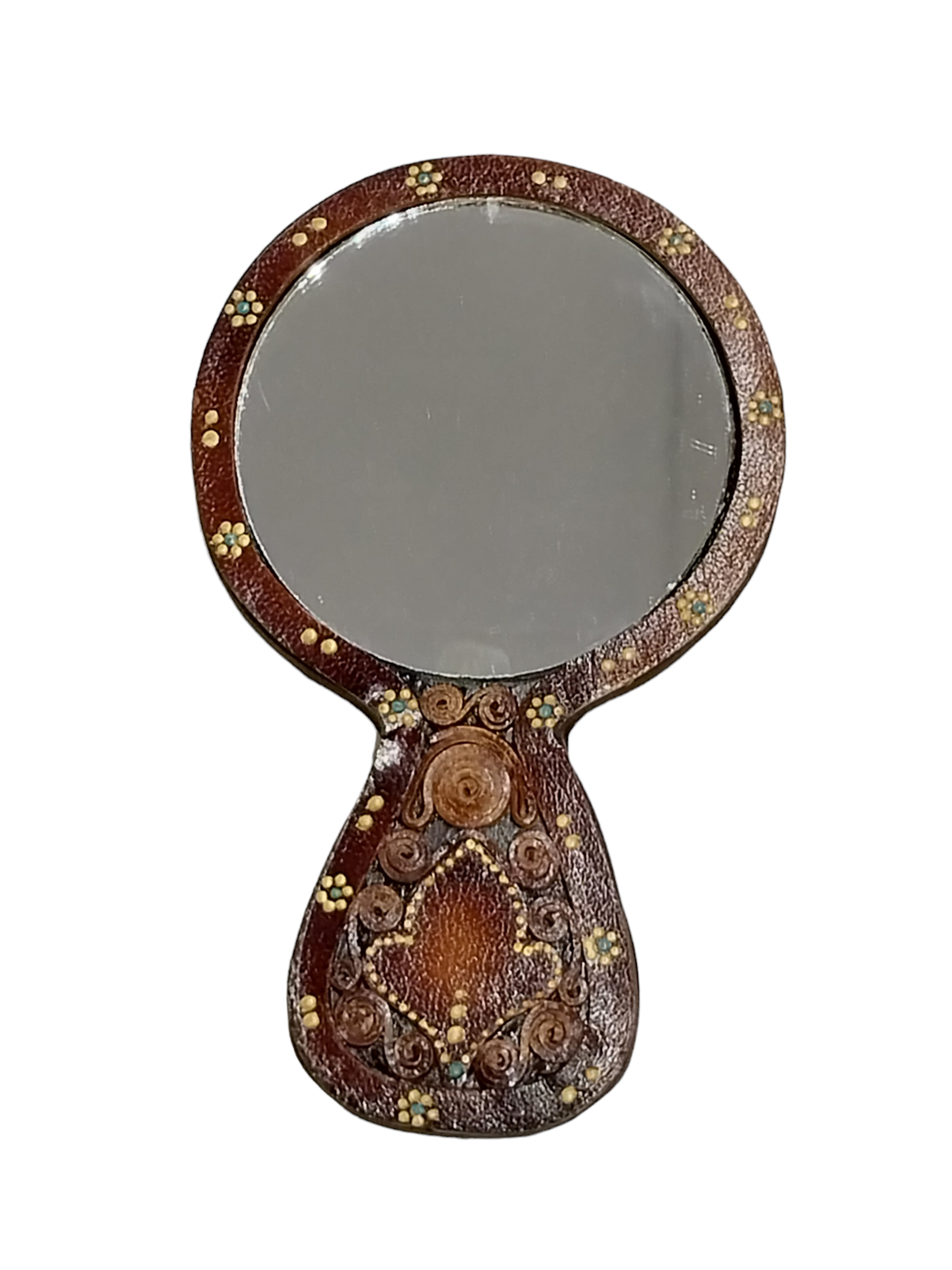 Iranian%20Handmade%20Leather%20Mirror%20(18cm%20x%2011%20cm)