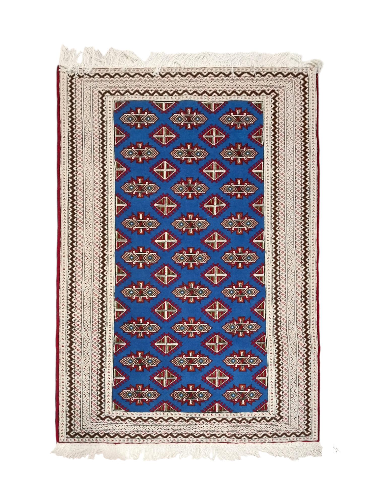 Iran’s%20Handwoven%20turkmen%20Carpet%20Size:%20(111%20x%20165)%20cm