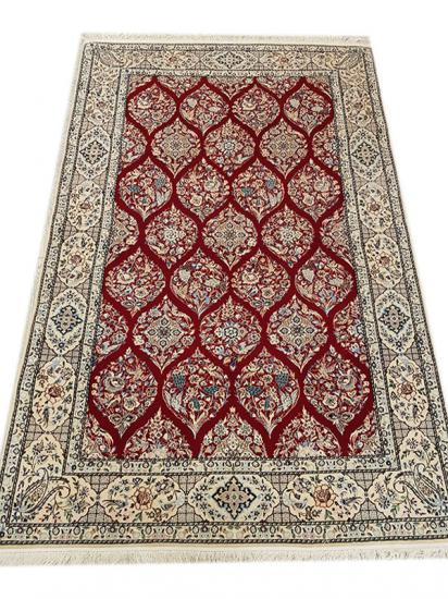 Iranian Handwoven Naein Carpet Size : (151 X 222) cm