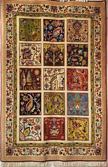Iranian Hand Woven Bahtiyar Carpet  Size: (161 x 245) cm