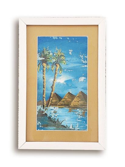 Egyptian Papyrus Framed Painting
