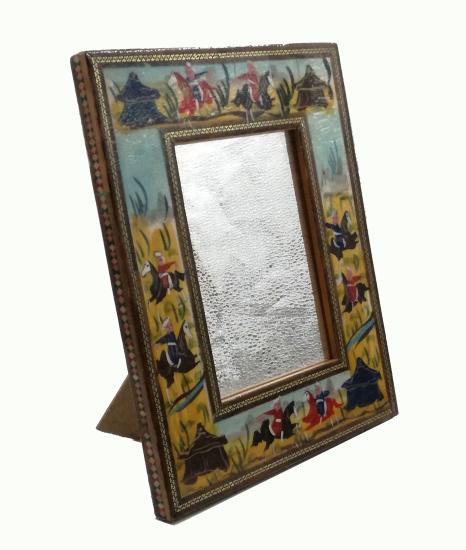 Handcrafted Khatam Mirror (22 x 27) cm