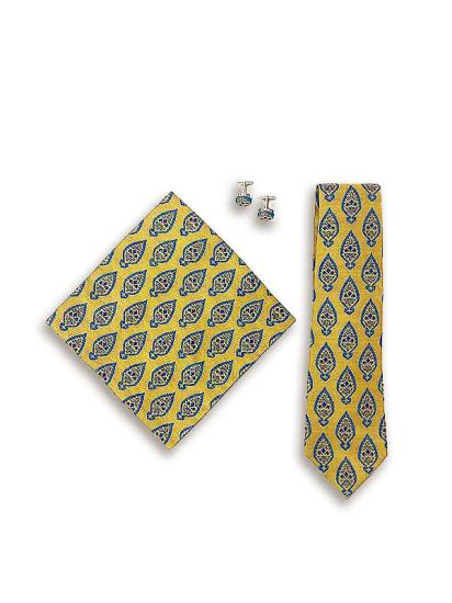 Cashmere Tie, Handkerchief and Cufflinks
