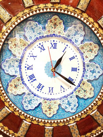 Iranian Hatam & Mina Work Clock Size : ( 48 cm)