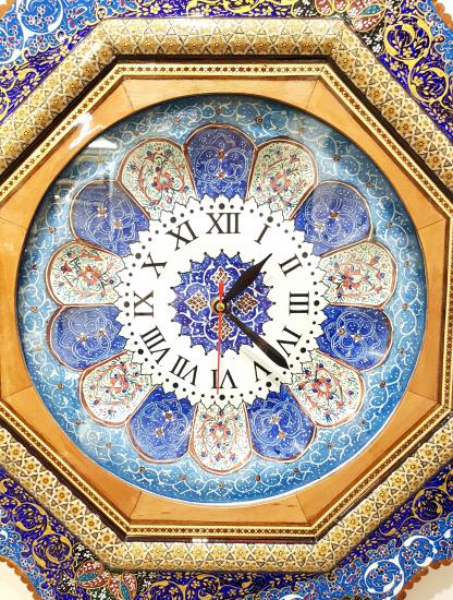 Iranian Hatam & Mina Work Clock Size :( 50 x 50 cm)