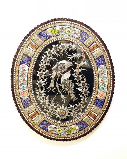 Iranian Handcrafted khatam Art Size : ( 47 x 57 cm)