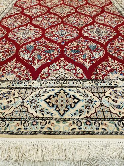 Iranian Handwoven Naein Carpet Size : (151 X 222) cm