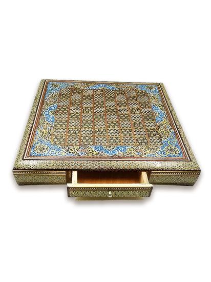 Iranian Handcrafted Khatam Chess (with drawer)