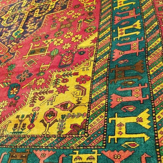Iran Handwoven Silk Carpet   (114 x 149) cm 