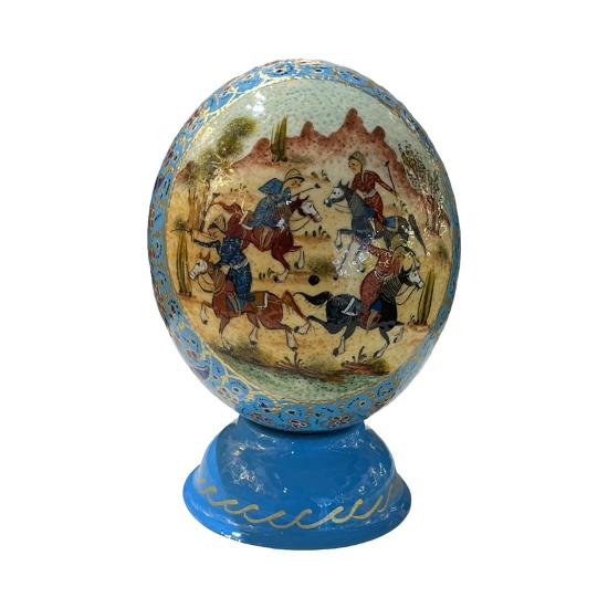 - Decorative Hand Painted Ostrich Egg