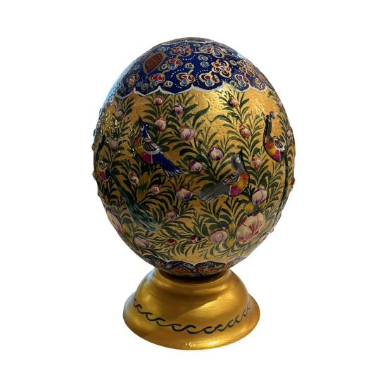 - Decorative Hand Painted Ostrich Egg