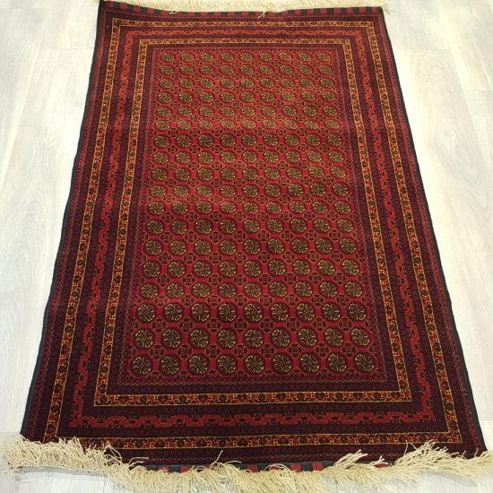 Afghan Handwoven Hojarojna Carpet (97 x 142) cm