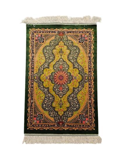 Pure Silk Machine Made Carpet (60 x 90) cm