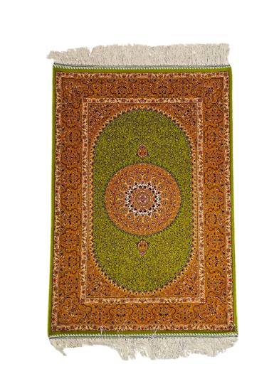 Pure Silk Machine Made Carpet (60 x 90) cm