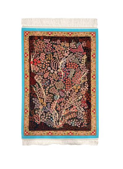 Pure Silk Machine Made Carpet (60 x 90) cm