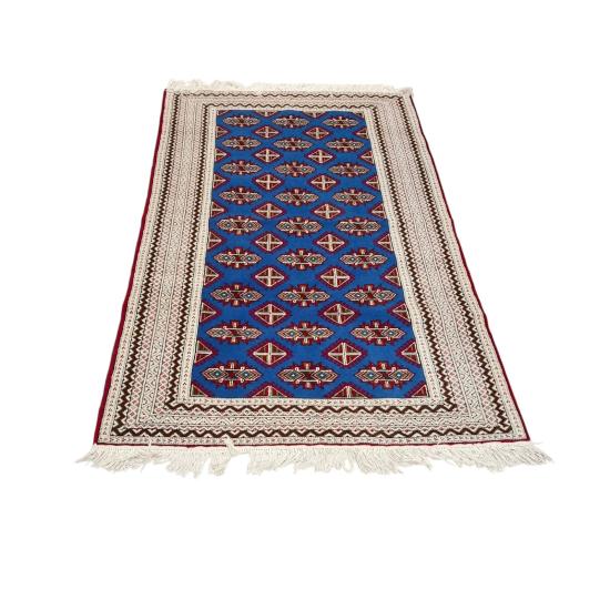 Iran’s Handwoven  turkmen Carpet Size: (111 x 165) cm