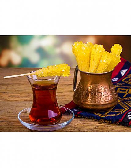 Nebat (Iranian Saffron Sugar) 16 Pieces Lux
