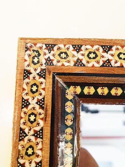 Handcrafted Khatam Mirror (18 x 23) cm