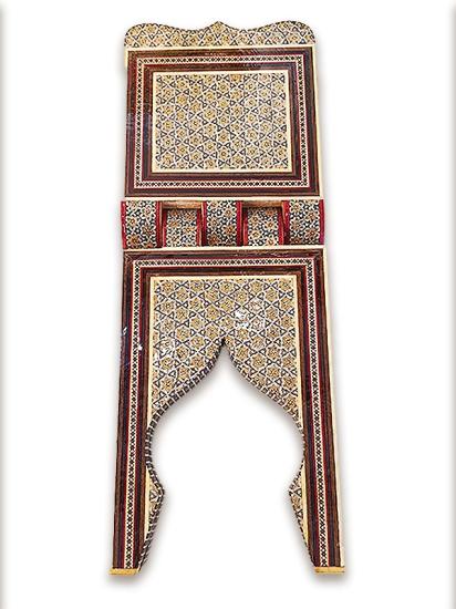 Iranian khatam Art Book holder 46 x 17 cm