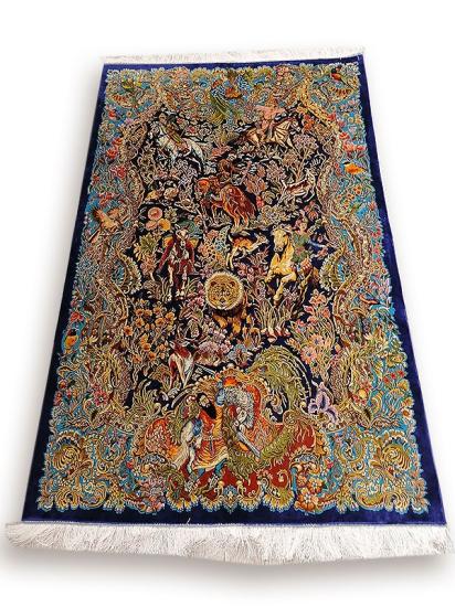 Pure Silk Machine Made Carpet 225 x 150 cm