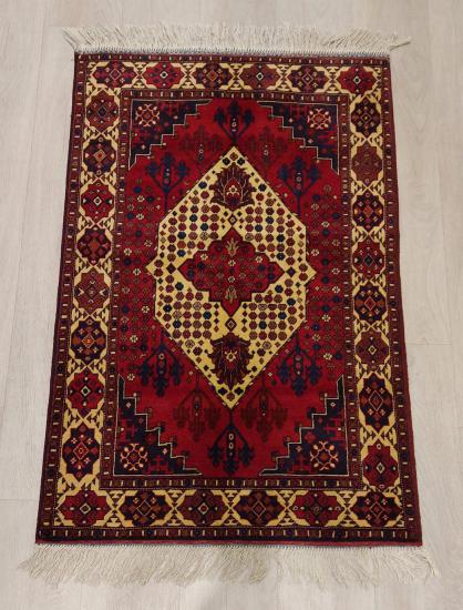 Afghan Handwoven carpet (78x120 cm)