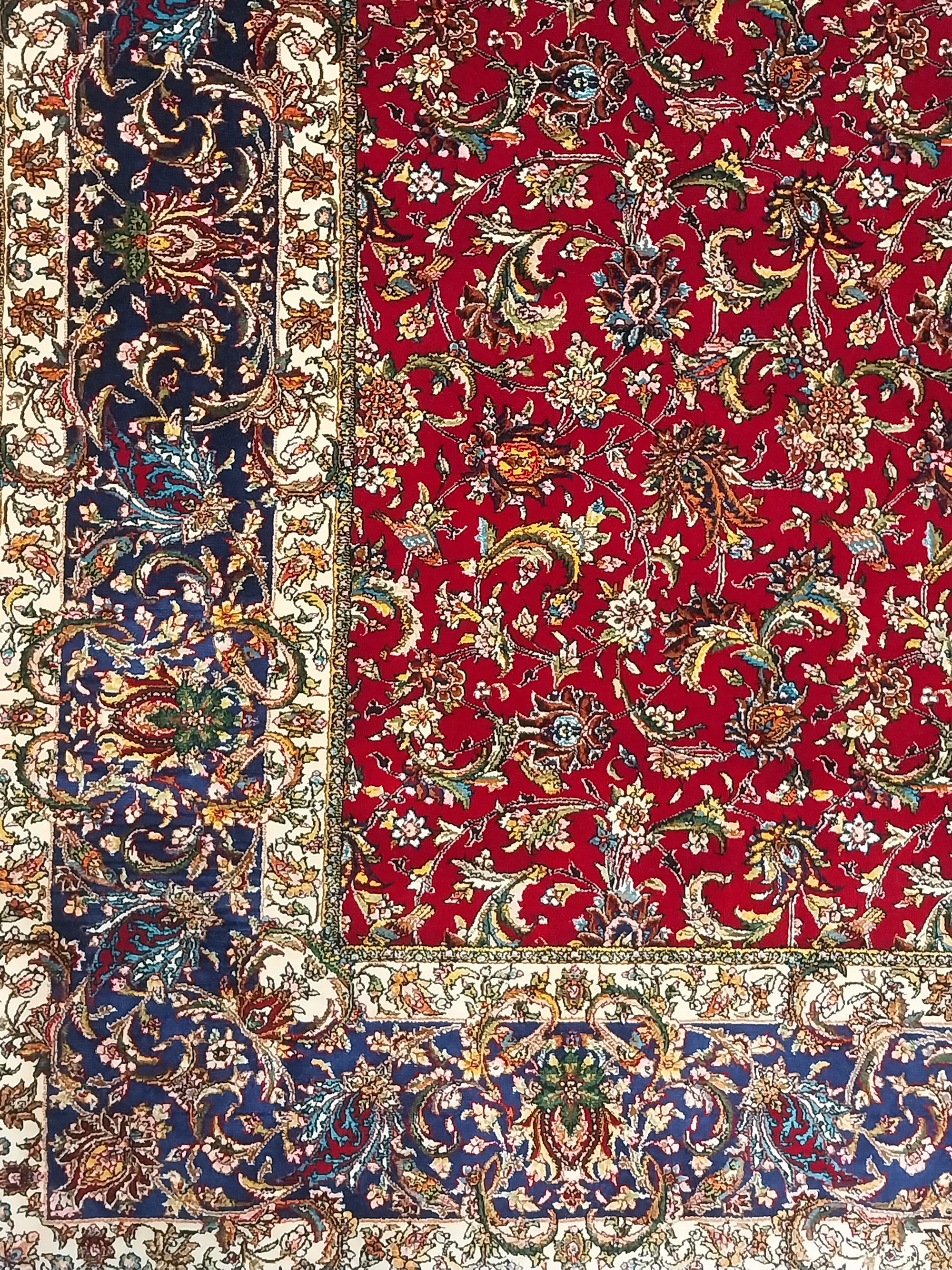 Pure%20Silk%20Machine%20Made%20Carpet%20Size: (100%20x%20150)%20cm